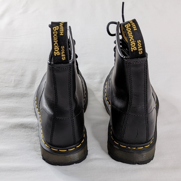 Dr. Martens 1460 Black Wintergrip Lace Up Boots - Picture 5 of 10